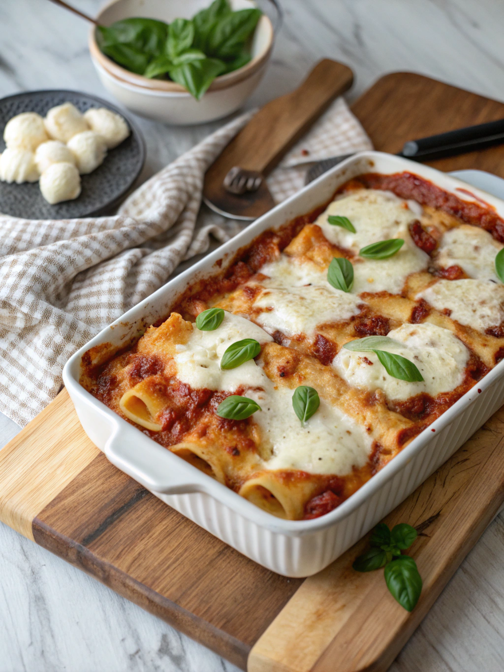 baked ziti recipe without meat