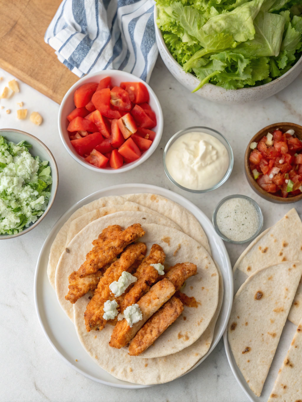 Buffalo Chicken Wrap Ingredients