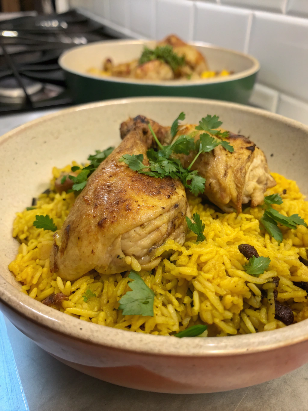 chicken and yellow rice recipe