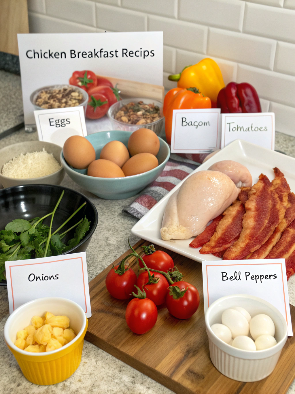 Chicken Breakfast Recipes Ingredients