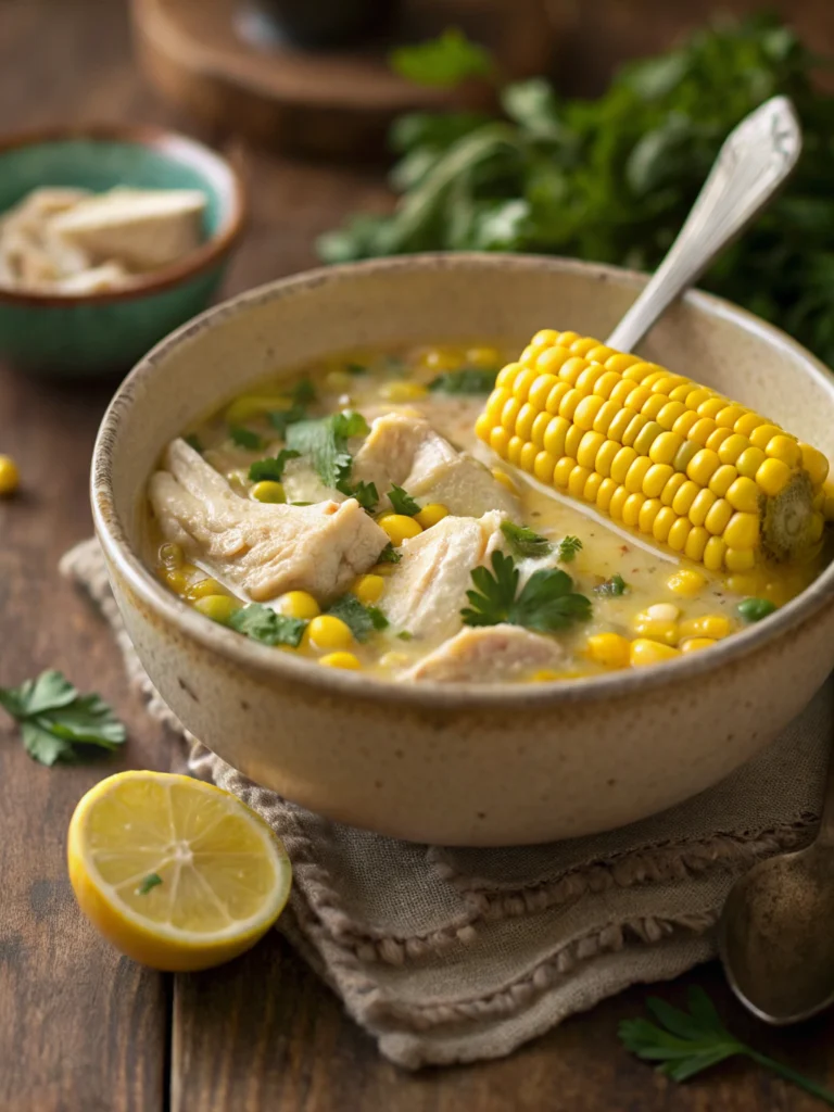 chicken corn soup recipe