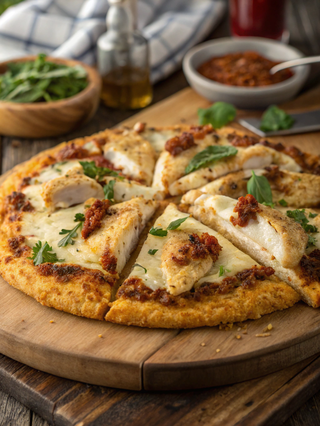 chicken crust pizza recipe