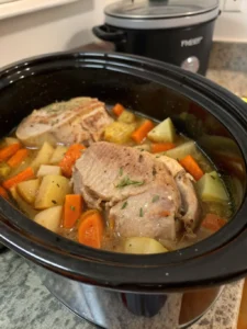 turkey chop meat crock pot recipes